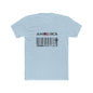 America Barcode Cross T-Shirt – "Jesus Paid It All" Christian Faith Tee