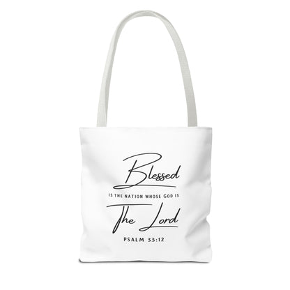 Christian Tote Bag — “Riding with Jesus” Floral Beetle Illustration