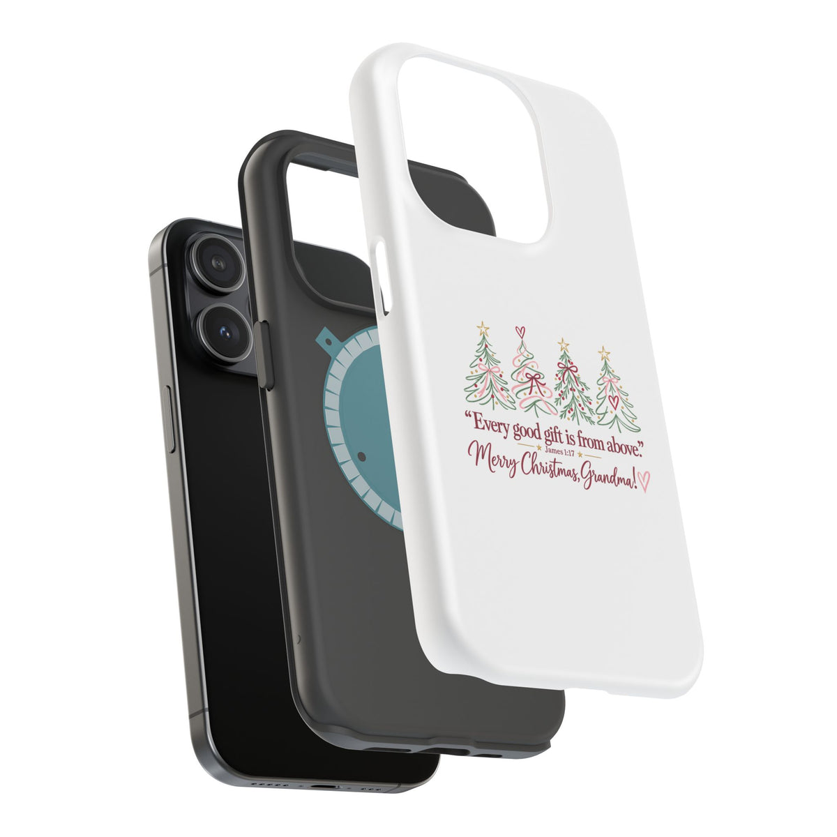 Christmas Grandma Phone Case — “Every good gift is from above” Magnetic Impact-Resistant Case