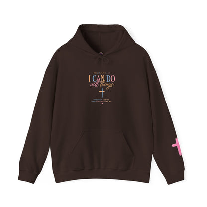 I Can Do All Things Christian Hoodie — Inspirational Faith Pullover