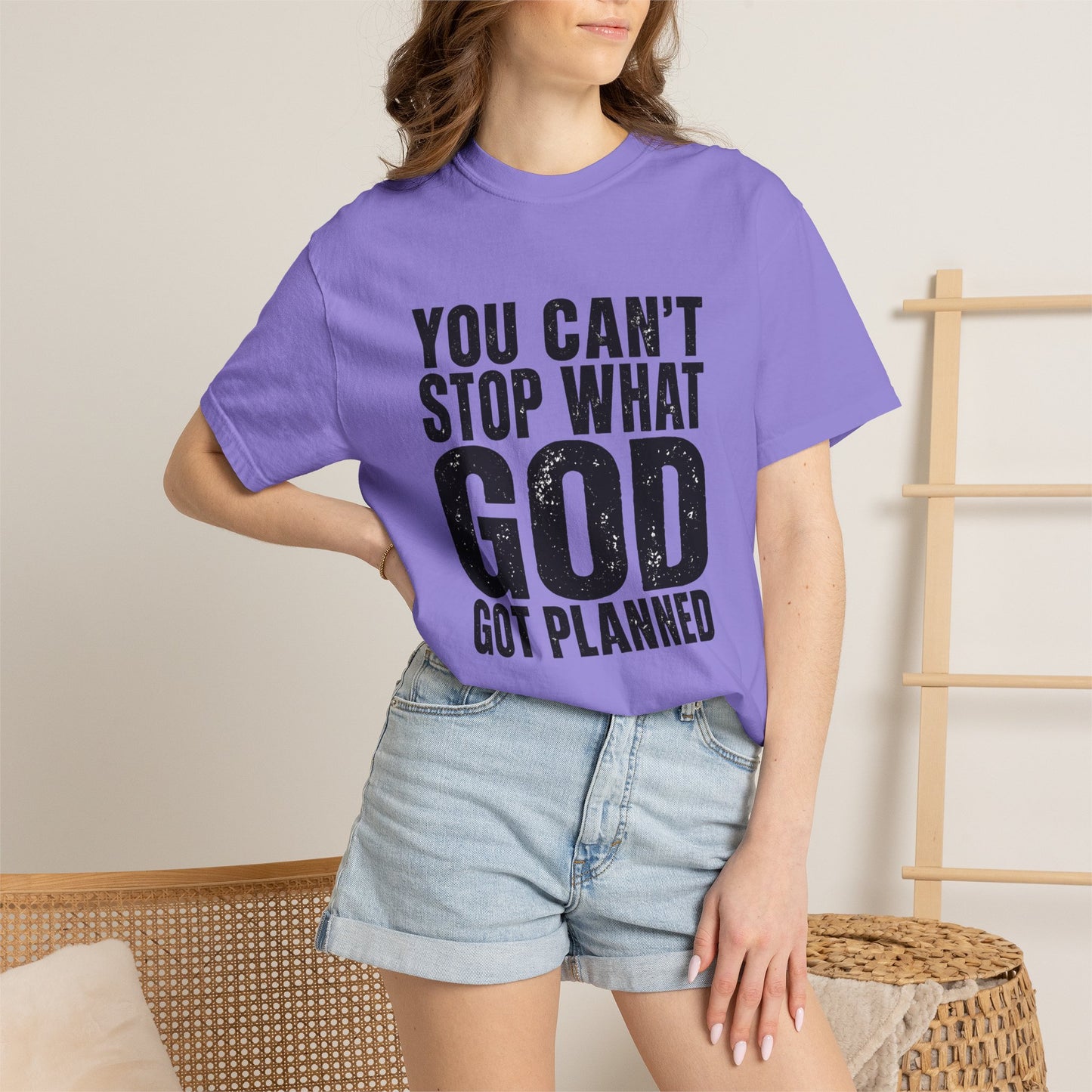 BIG FROST "You Can't Stop What God Got Planned" DOUBLE SIDED Print T Shirt