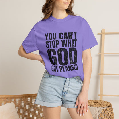 BIG FROST "You Can't Stop What God Got Planned" DOUBLE SIDED Print T Shirt