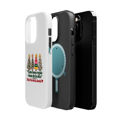 Christmas Grandma Phone Case — “Todo buen regalo viene de lo alto” Magnetic Impact-Resistant Case