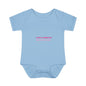 Infant Bodysuit – "God Is Within Her She Will Not Fall" Pink Cross Christian Baby Onesie