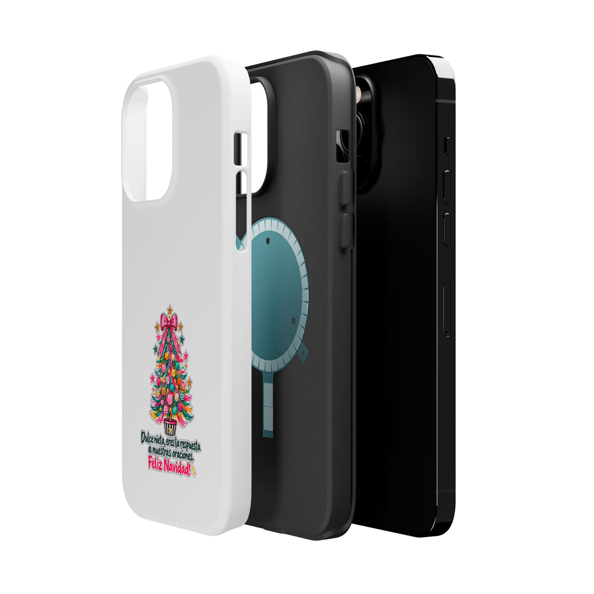 Spanish| Christmas Tree Phone Case - "Feliz Navidad" Spanish Holiday Magnetic Impact-Resistant Case