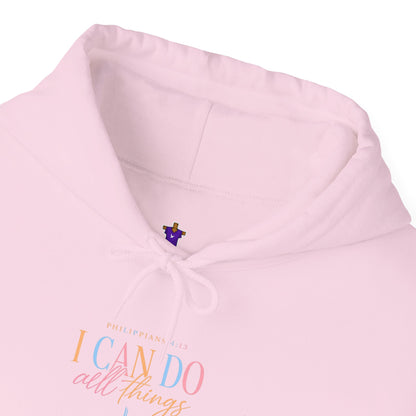 I Can Do All Things Christian Hoodie — Inspirational Faith Pullover