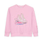 Toddler Sweatshirt — "I Roll With Jesus" Christian Toddler Tee