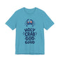 Holy Crab God Is Good T-Shirt — Patriotic Blue Crab Graphic Tee