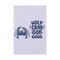Patriotic Crab Canvas — "Holy Crab God Is Good" Wall Art