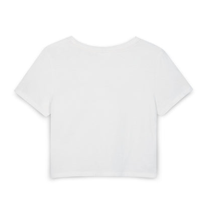 Women’s Baby Tee — “My Cup Overflows With Blessings” Psalms 23:5 Christian Graphic Tee