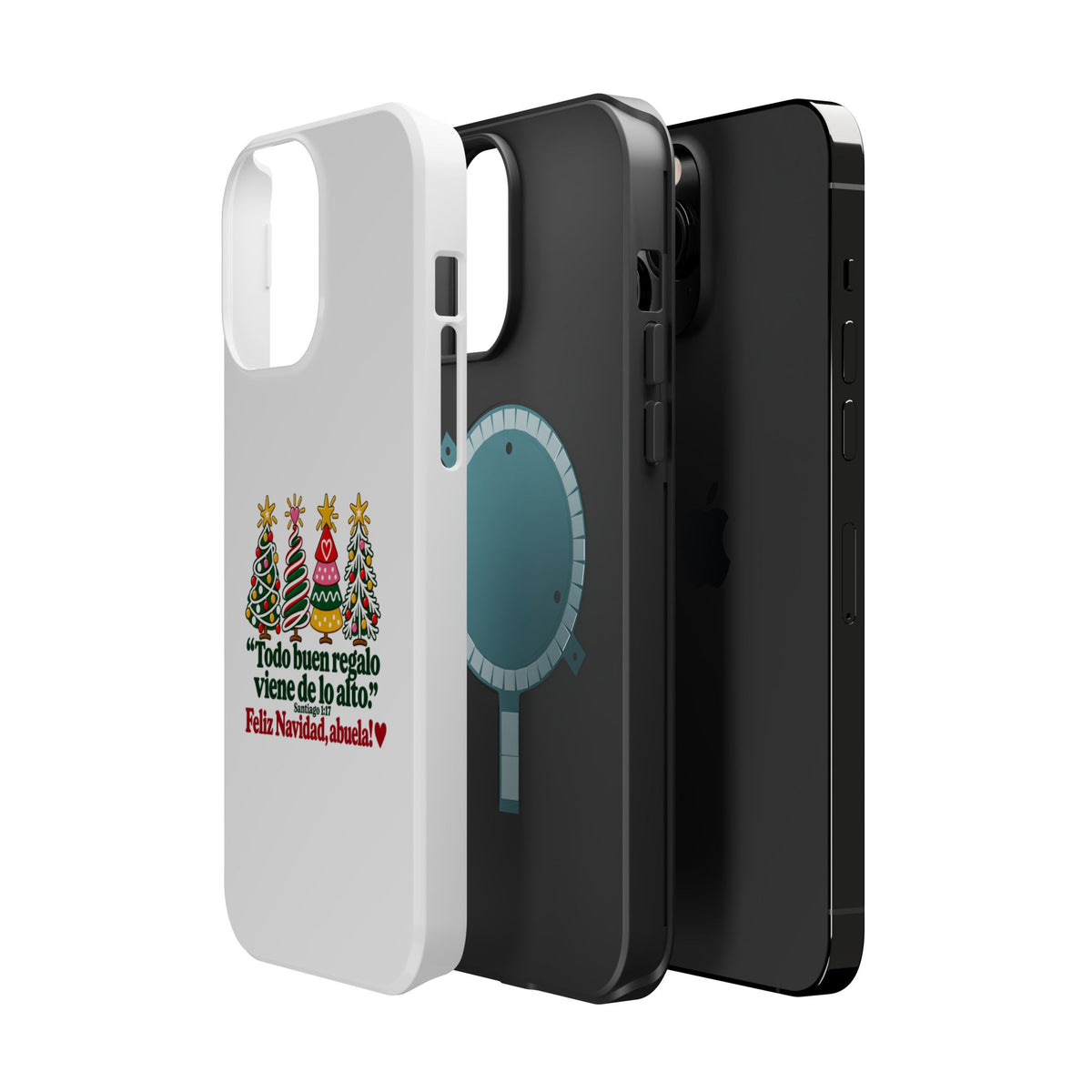 Christmas Grandma Phone Case — “Todo buen regalo viene de lo alto” Magnetic Impact-Resistant Case