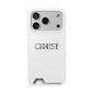 Christian Phone Card Case — Minimal 'CHRIST' Text Wallet Phone Case