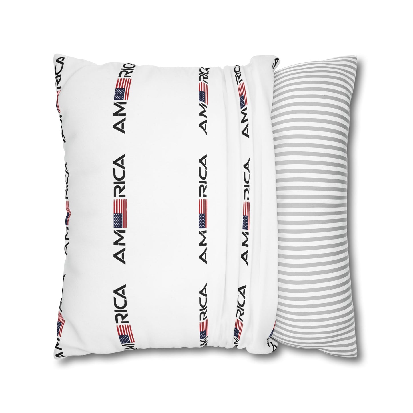 Blessed Is The Nation Pillow — America Psalm 33:12 Patriotic Decorative Pillowcase