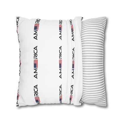 Blessed Is The Nation Pillow — America Psalm 33:12 Patriotic Decorative Pillowcase