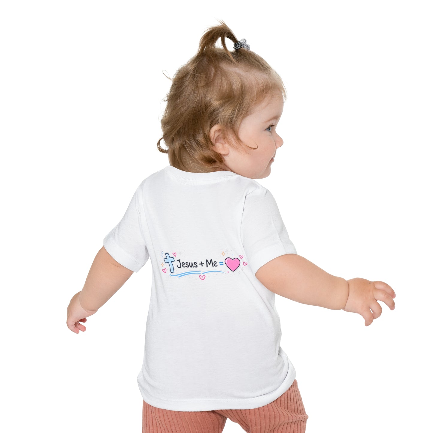 Baby T-Shirt — Pink Flamingo ‘Stand Out’ Christian Design (Jesus + Me)