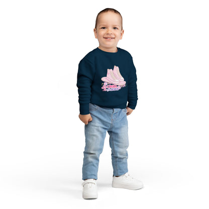 Toddler Sweatshirt — "I Roll With Jesus" Christian Toddler Tee