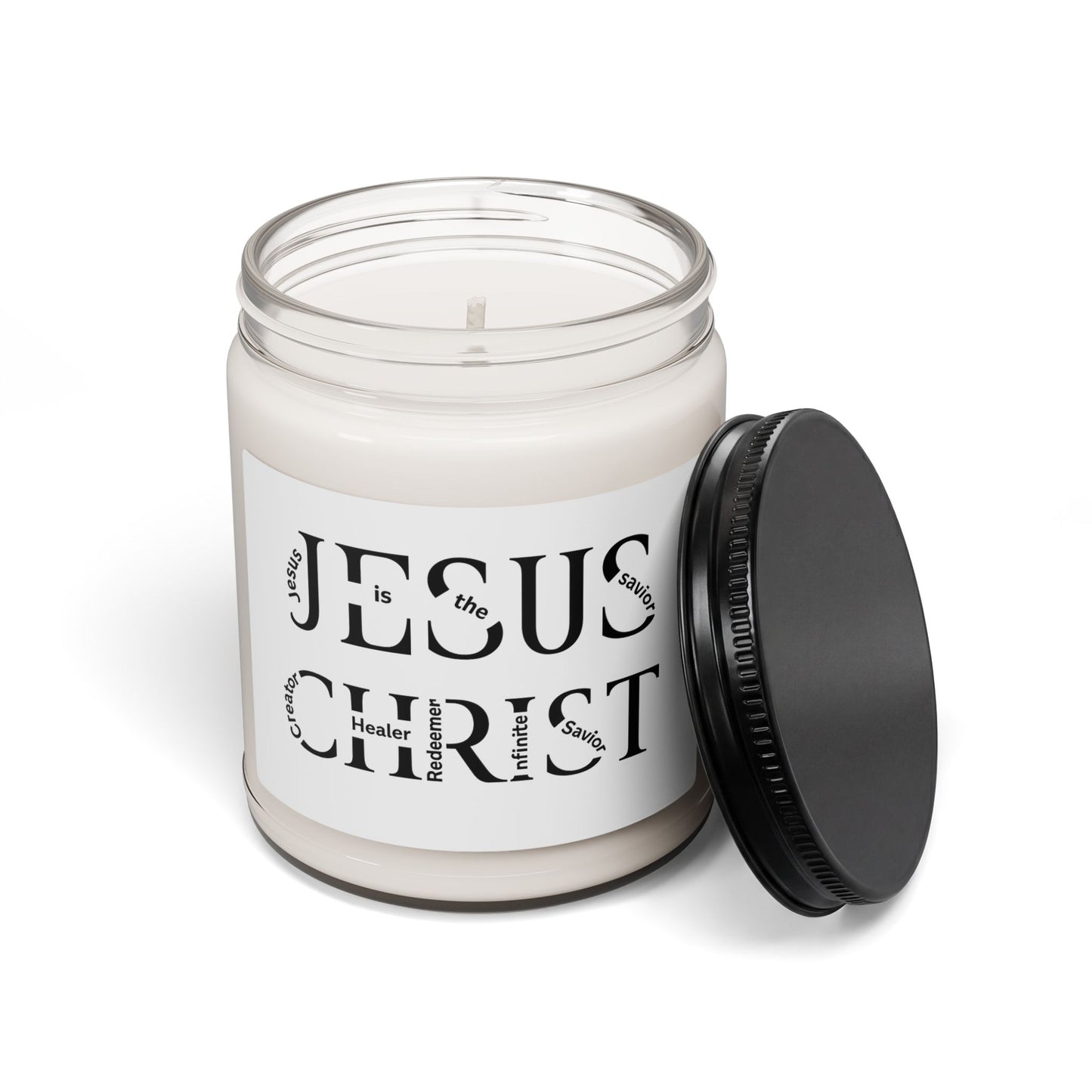 Jesus Christ Scented Soy Candle — 9oz Inspirational Faith Candle