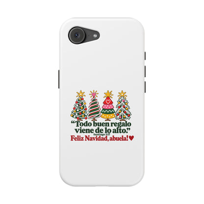 Christmas Grandma Phone Case — “Todo buen regalo viene de lo alto” Magnetic Impact-Resistant Case