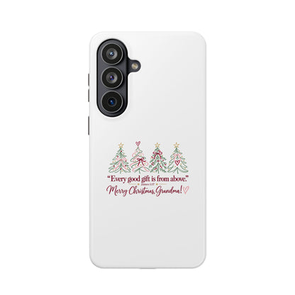 Christmas Grandma Phone Case — “Every good gift is from above” Magnetic Impact-Resistant Case