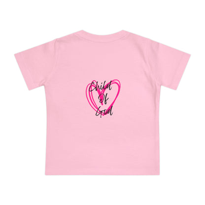 Baby T-Shirt — "My Cup Overflows With Blessings" Christian Infant Tee (Psalms 23:5)