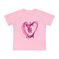 Baby T-Shirt | "Child of God" Heart Front & "Made for a Purpose" Rainbow Back — Christian Infant Tee