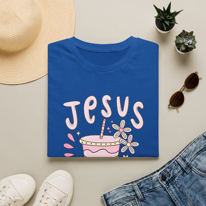 Jesus & Coffee T-Shirt — Cute Pastel Faith Graphic Tee