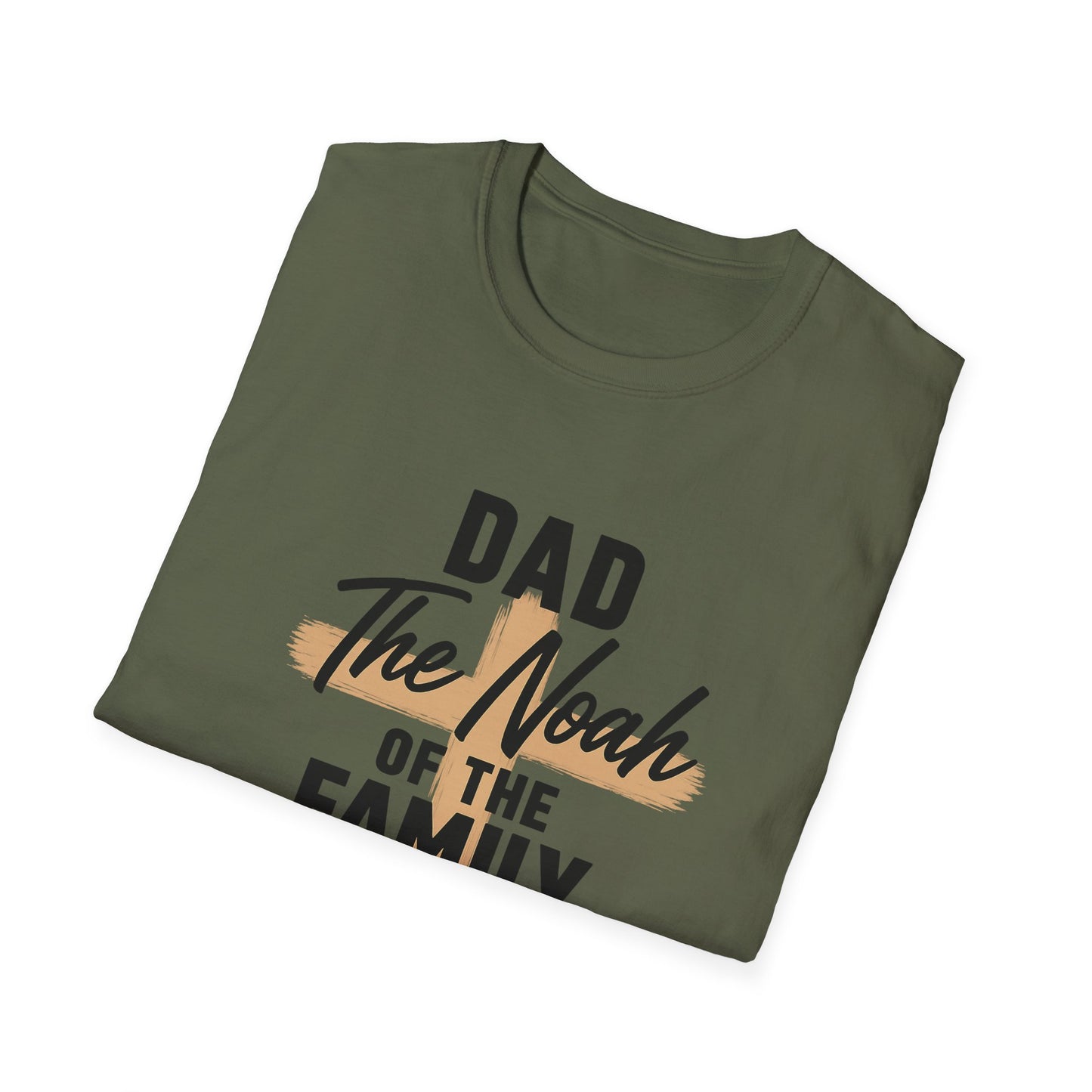 Dad The Noah of the Family T-Shirt — Christian Father Faith Shirt