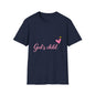 God's Child T-Shirt — Pink Heart Christian Faith Tee