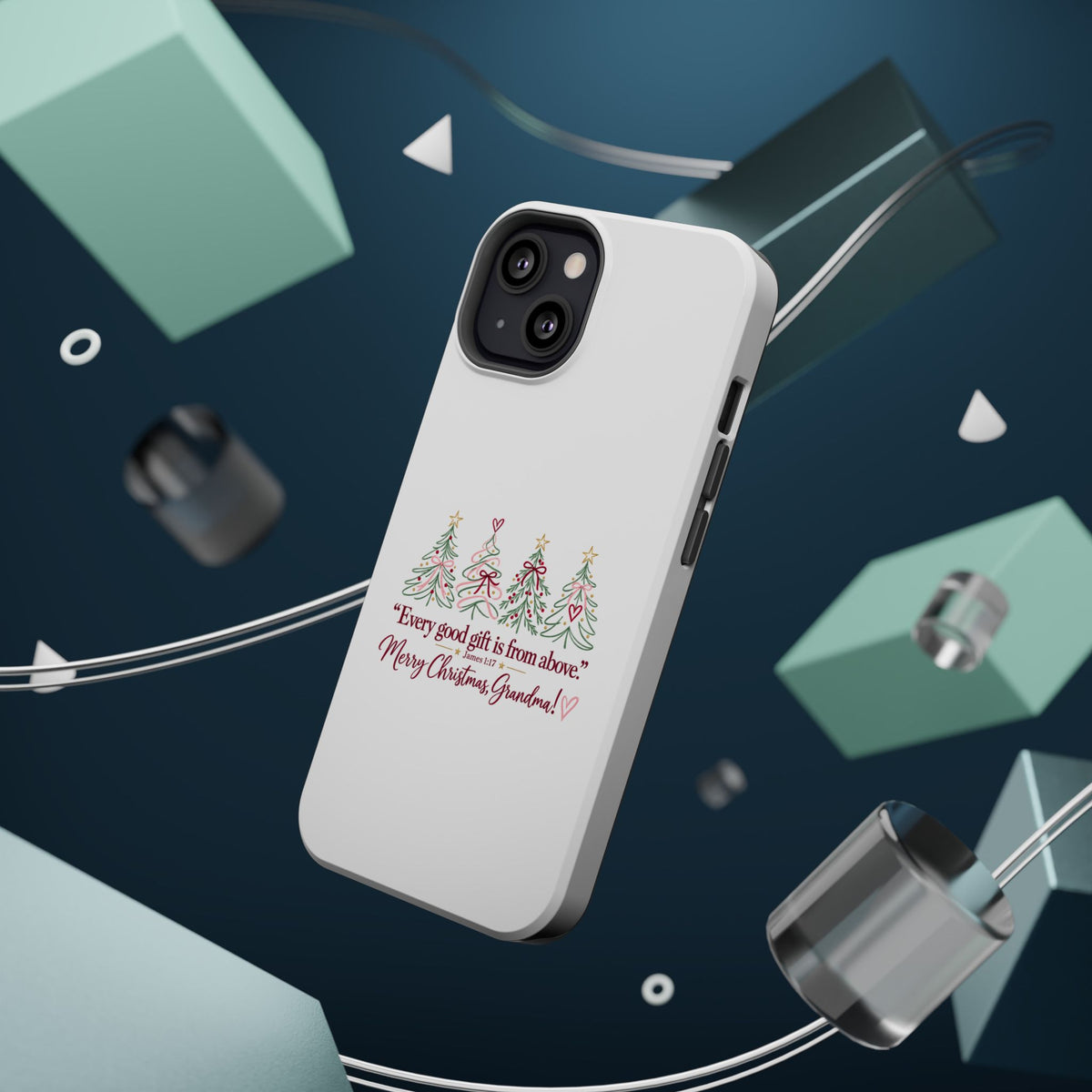 Christmas Grandma Phone Case — “Every good gift is from above” Magnetic Impact-Resistant Case