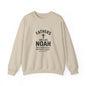 Christian Father Sweatshirt — "Fathers Are Like Noah" Inspirational Crewneck