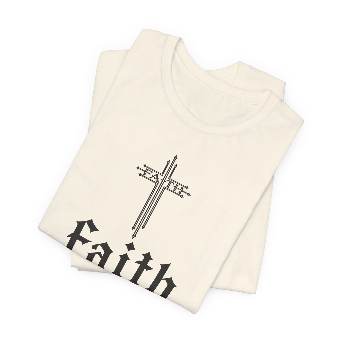 Faith Over Fear T-Shirt — Psalm 56:3 Cross Christian Tee