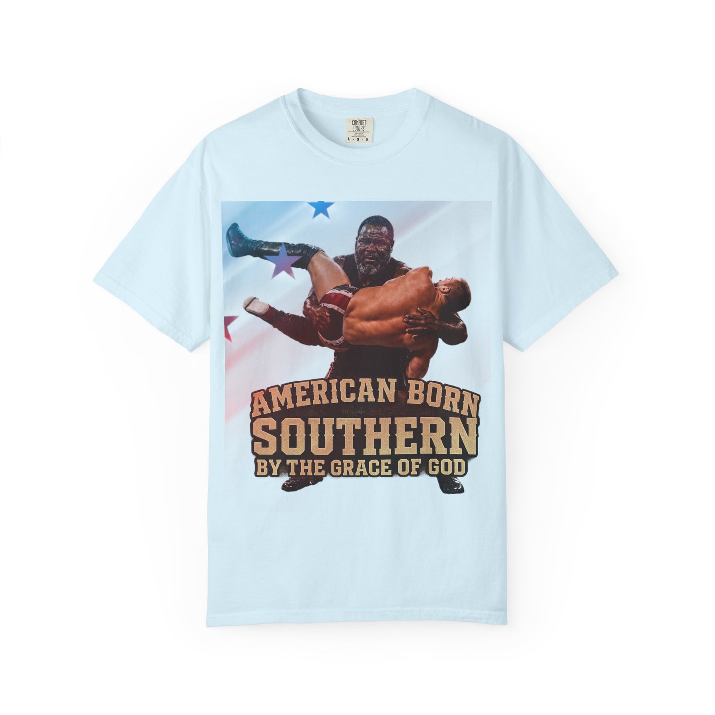 Southern Born T-Shirt — "American Born Southern by the Grace of God" Graphic Tee
