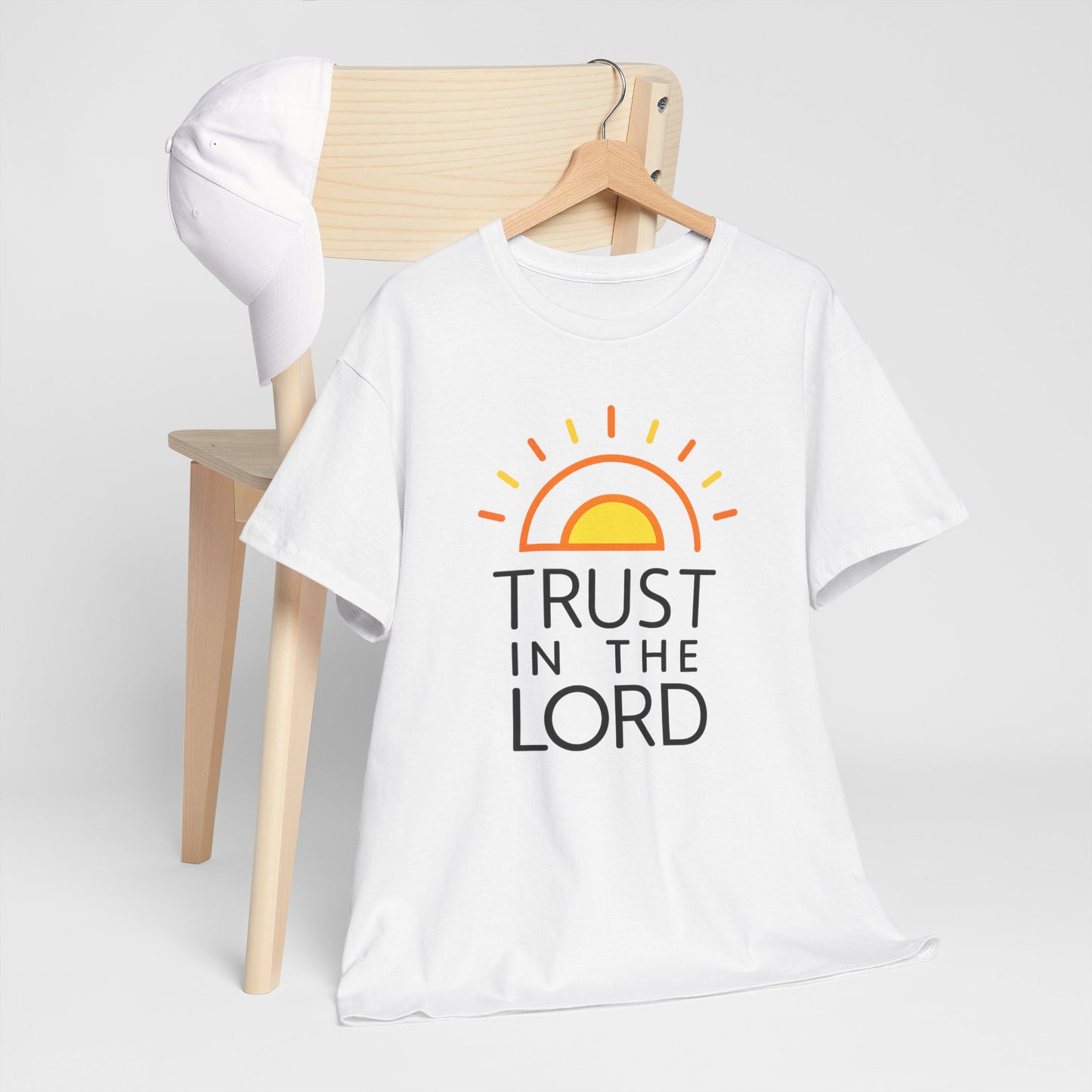 Trust in the Lord T-Shirt — Christian Sunrise Faith Tee