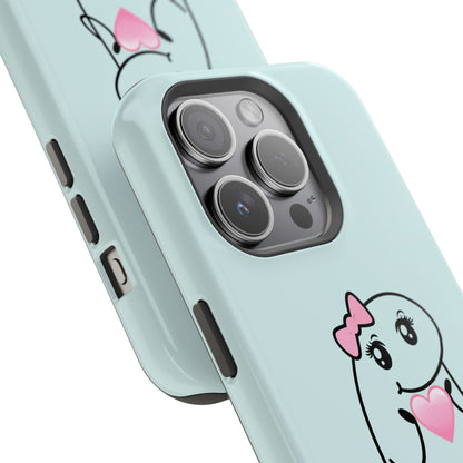 Christian Cute Heart Phone Case — "I Know Jesus Loves Me So Much" Magnetic Impact-Resistant Case