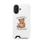 Phone Case — "Spend Quality Time with Jesus Today" Teddy Card Holder