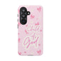 Child of God Pink Phone Case — Cute Christian iPhone Cover with Bows & Hearts