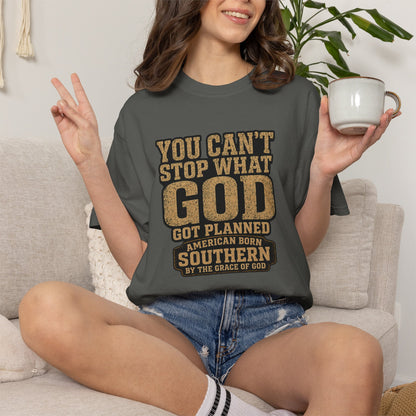 BIG FROST You Can't Stop What God Got Planned DOUBLE SIDED PRINT Tee