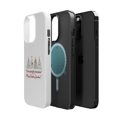 Christmas Grandma Phone Case — “Every good gift is from above” Magnetic Impact-Resistant Case