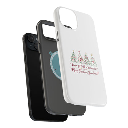 Christmas Grandma Phone Case — “Every good gift is from above” Magnetic Impact-Resistant Case