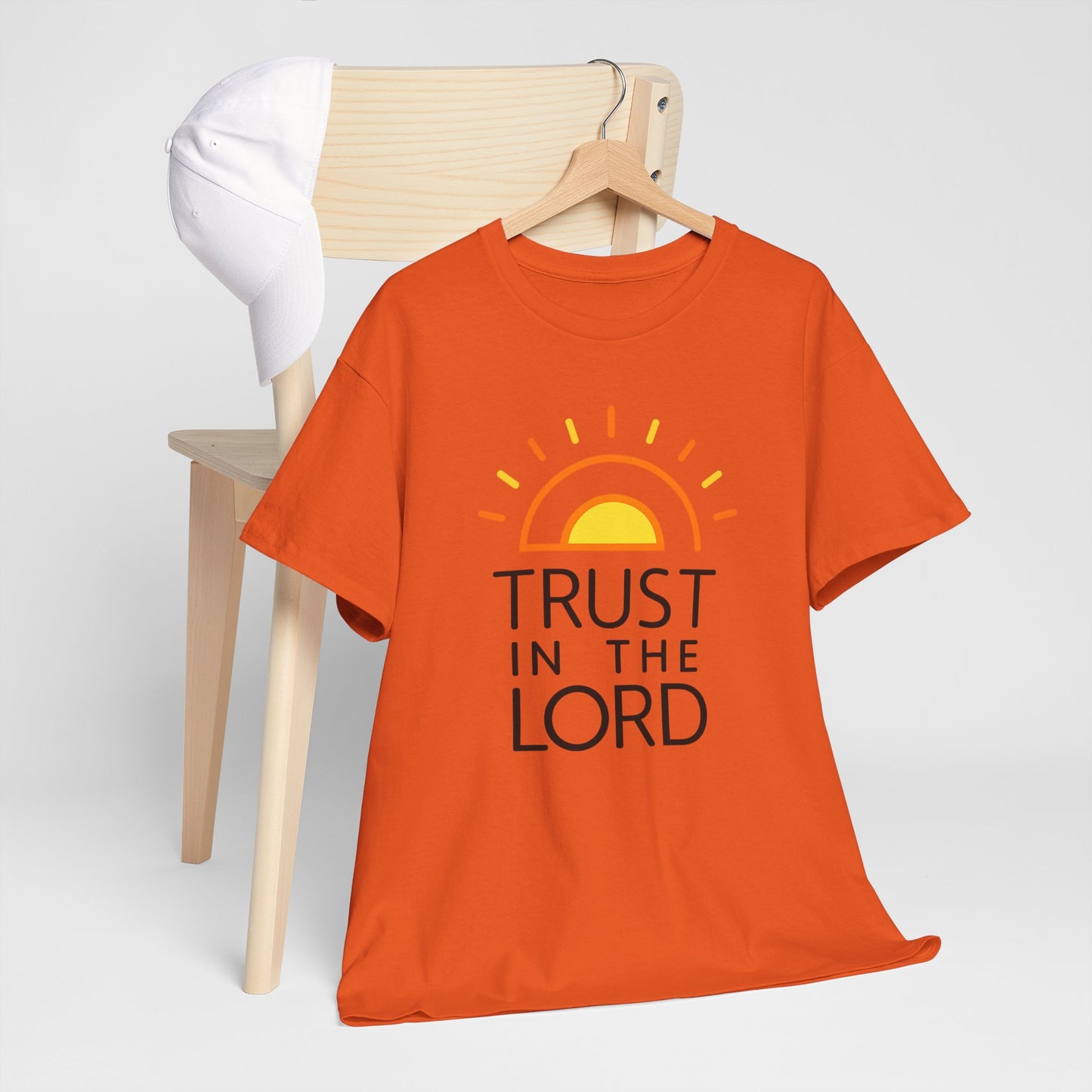 Trust in the Lord T-Shirt — Christian Sunrise Faith Tee